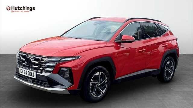 Hyundai TUCSON 1.6 T-GDI MHEV ADVANCE SUV 5DR PETROL HYBRID DCT EURO 6 (S/S) (160 PS) Engine Red