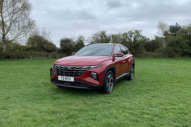 Hyundai TUCSON 1.6 H T-GDI ULTIMATE SUV 5DR PETROL HYBRID AUTO EURO 6 (S/S) (230 PS) Red