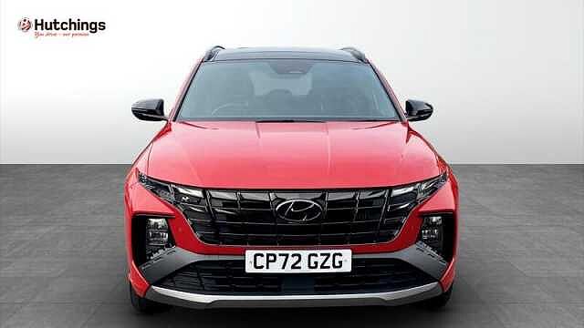 Hyundai TUCSON 1.6 H T-GDI N LINE S SUV 5DR PETROL HYBRID AUTO EURO 6 (S/S) (230 PS) Engine Red