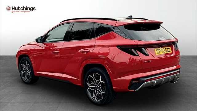 Hyundai TUCSON 1.6 H T-GDI N LINE S SUV 5DR PETROL HYBRID AUTO EURO 6 (S/S) (230 PS) Engine Red