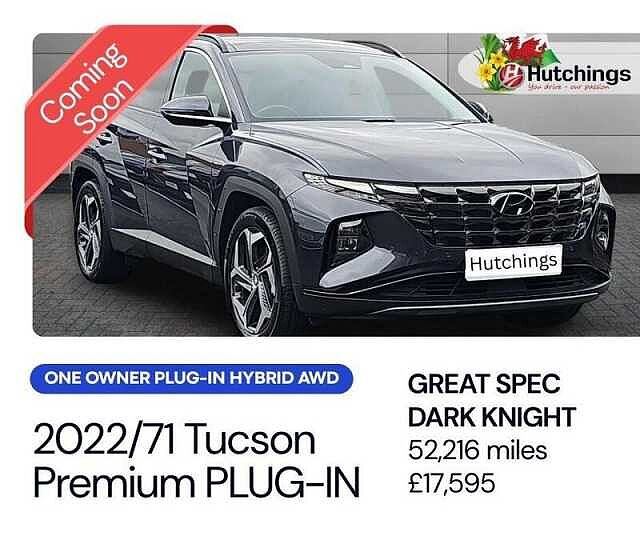 Hyundai TUCSON 1.6 h T-GDi 13.8kWh Premium SUV 5dr Petrol Plug-in Hybrid Auto 4WD Euro 6 (s/s)