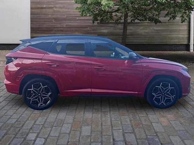 Hyundai TUCSON 1.6 T-GDi 13.8kWh N Line SUV 5dr Petrol Plug-in Hybrid Auto 4WD Euro 6 (s/s) (26 Engine Red - Black Roof