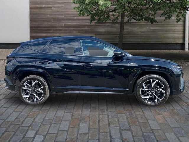 Hyundai TUCSON 1.6 T-GDi N Line S SUV 5dr Petrol Hybrid Auto Euro 6 (s/s) (215 ps) Abyss Black Pearl