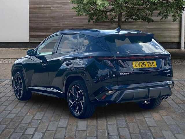 Hyundai TUCSON 1.6 T-GDi N Line S SUV 5dr Petrol Hybrid Auto Euro 6 (s/s) (215 ps) Abyss Black Pearl