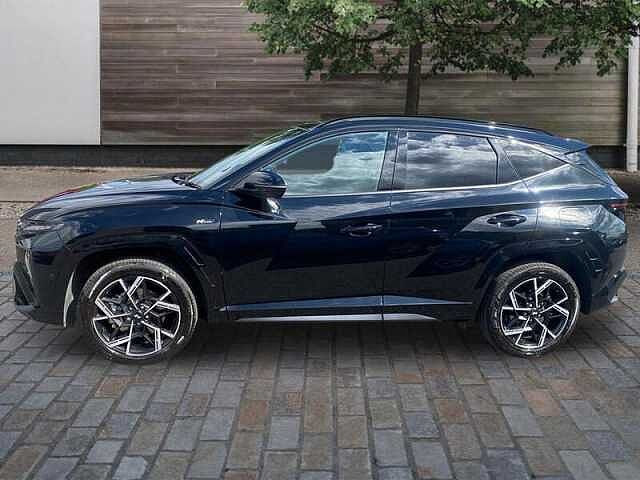 Hyundai TUCSON 1.6 T-GDi N Line S SUV 5dr Petrol Hybrid Auto Euro 6 (s/s) (215 ps) Abyss Black Pearl
