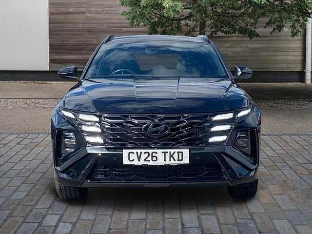 Hyundai TUCSON 1.6 T-GDi N Line S SUV 5dr Petrol Hybrid Auto Euro 6 (s/s) (215 ps) Abyss Black Pearl
