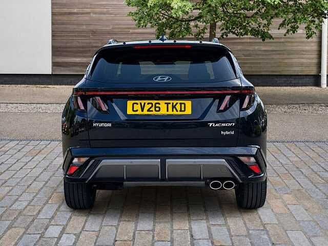 Hyundai TUCSON 1.6 T-GDi N Line S SUV 5dr Petrol Hybrid Auto Euro 6 (s/s) (215 ps) Abyss Black Pearl