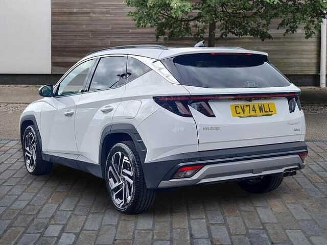 Hyundai TUCSON 1.6 T-GDi Ultimate SUV 5dr Petrol Hybrid Auto Euro 6 (s/s) (215 ps) Atlas White