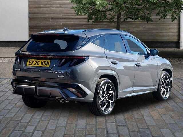 Hyundai TUCSON 1.6T N Line S SUV 5dr Petrol Hybrid Auto Euro 6 (s/s) (239 ps) Ecotronic Grey