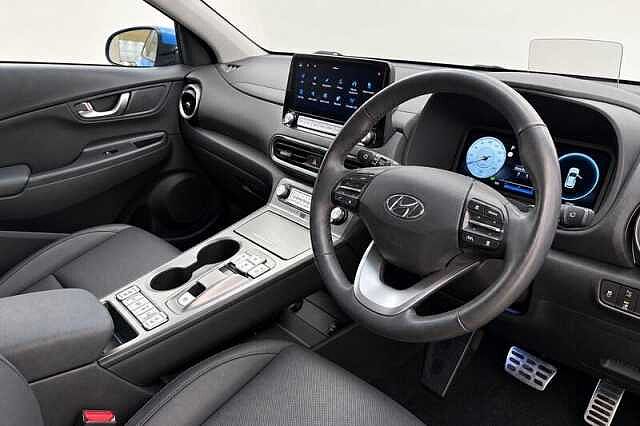 Hyundai KONA 64kWh Ultimate SUV 5dr Electric Auto (10.5kW Charger) (204 ps) Surfy Blue